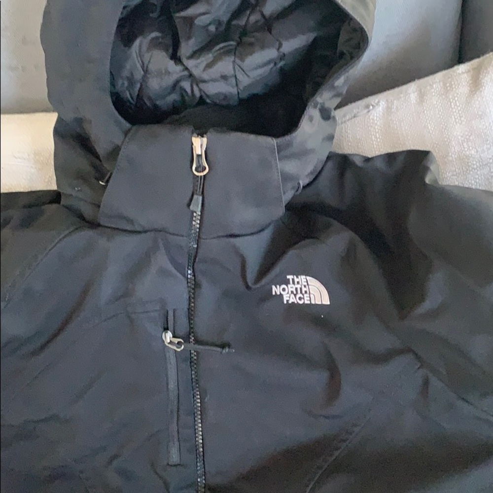 Black north face winter coat size L